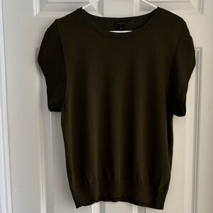 Ann Taylor Factory Olive Green Sweatshirt